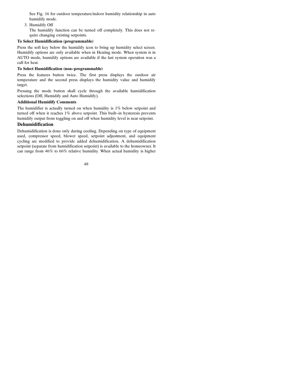 Bryant Thermidistat T6-PRH-A User Manual | Page 48 / 84