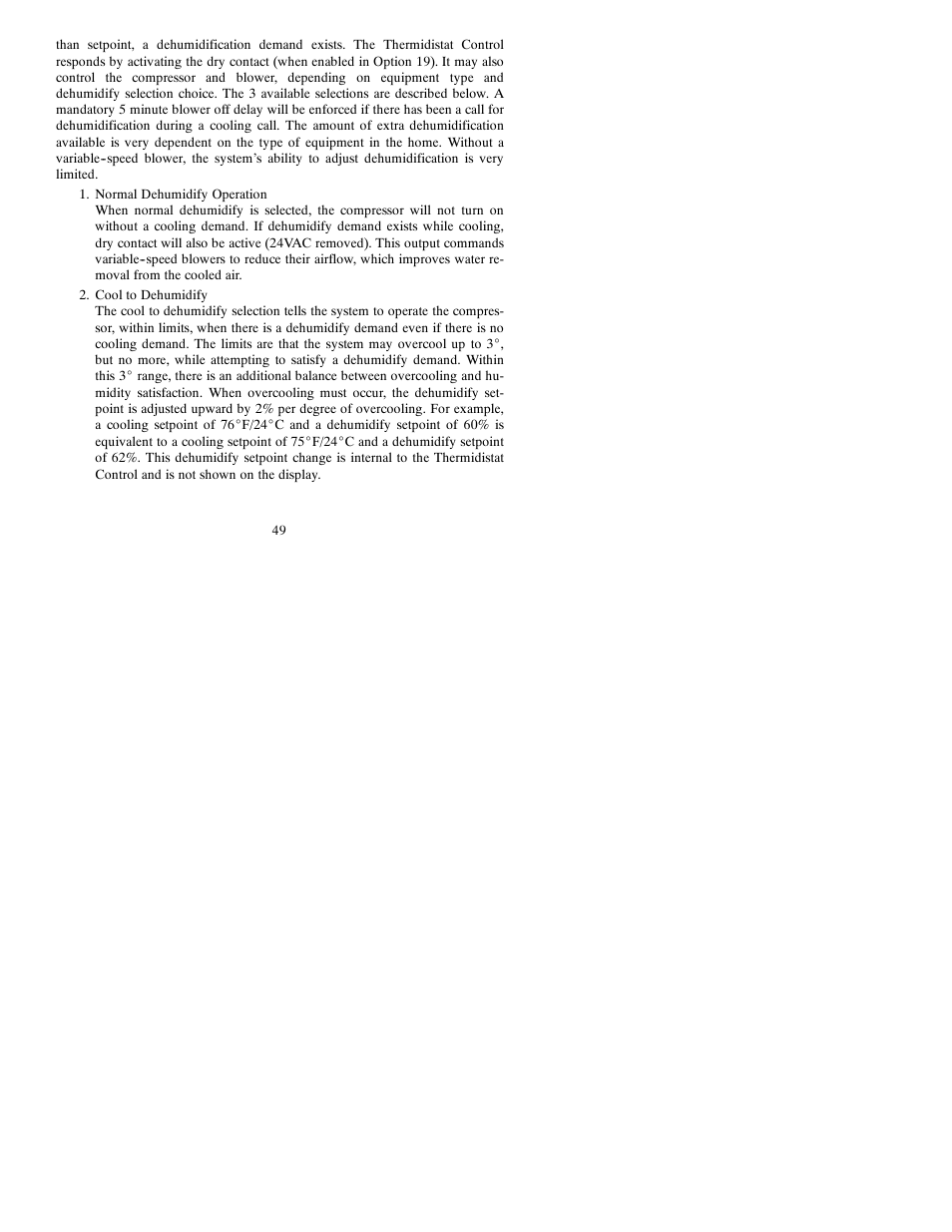 Bryant Thermidistat T6-PRH-A User Manual | Page 49 / 84