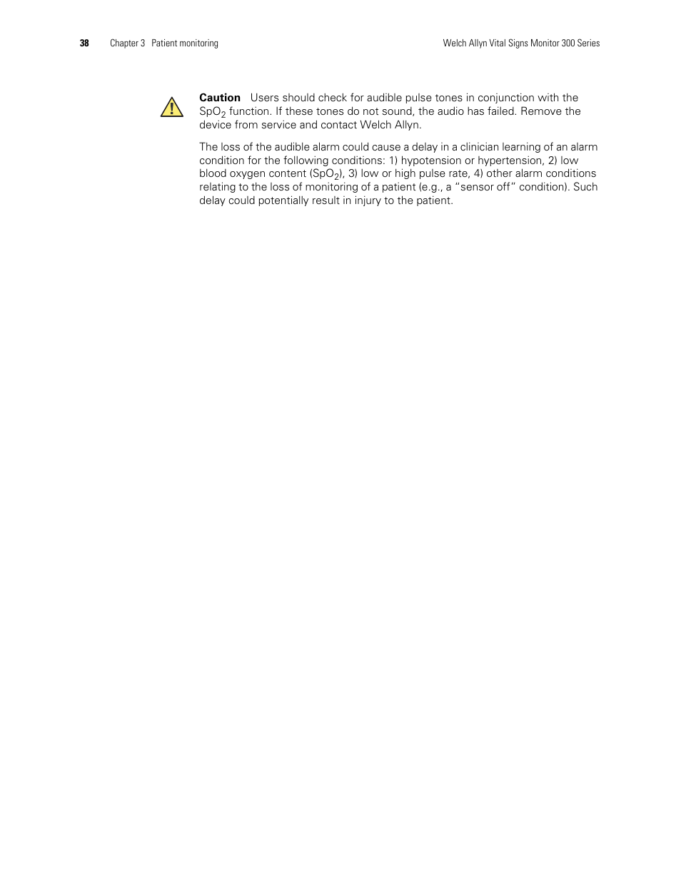Welch Allyn 300 Series Vital Signs Monitor - User Manual User Manual | Page 42 / 86