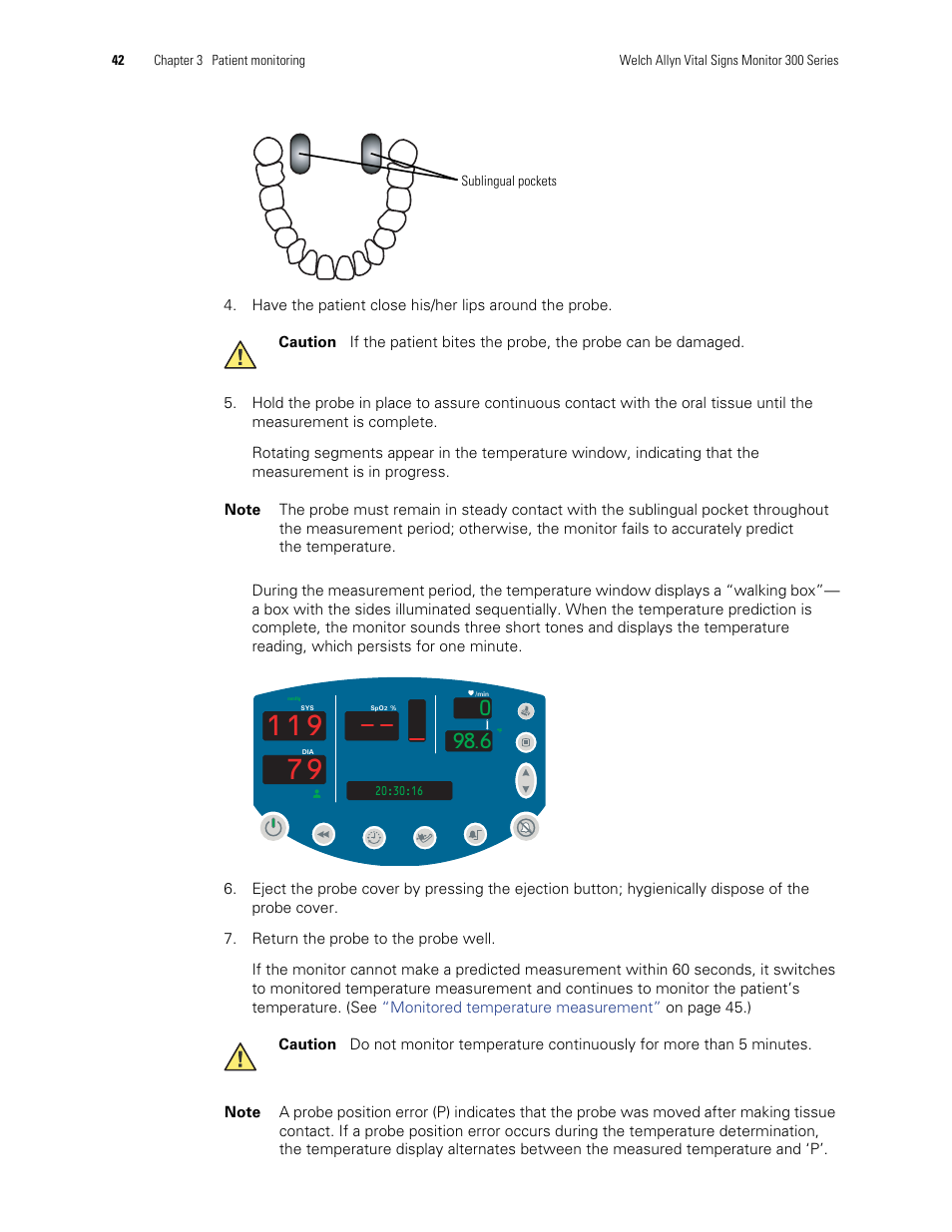 Welch Allyn 300 Series Vital Signs Monitor - User Manual User Manual | Page 46 / 86