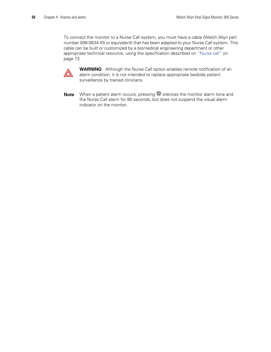 Welch Allyn 300 Series Vital Signs Monitor - User Manual User Manual | Page 56 / 86