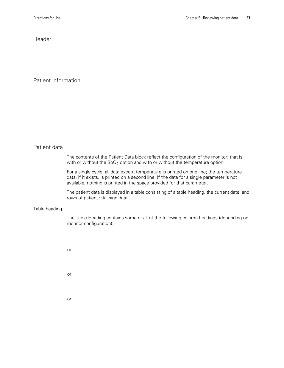 Welch Allyn 300 Series Vital Signs Monitor - User Manual User Manual | Page 61 / 86