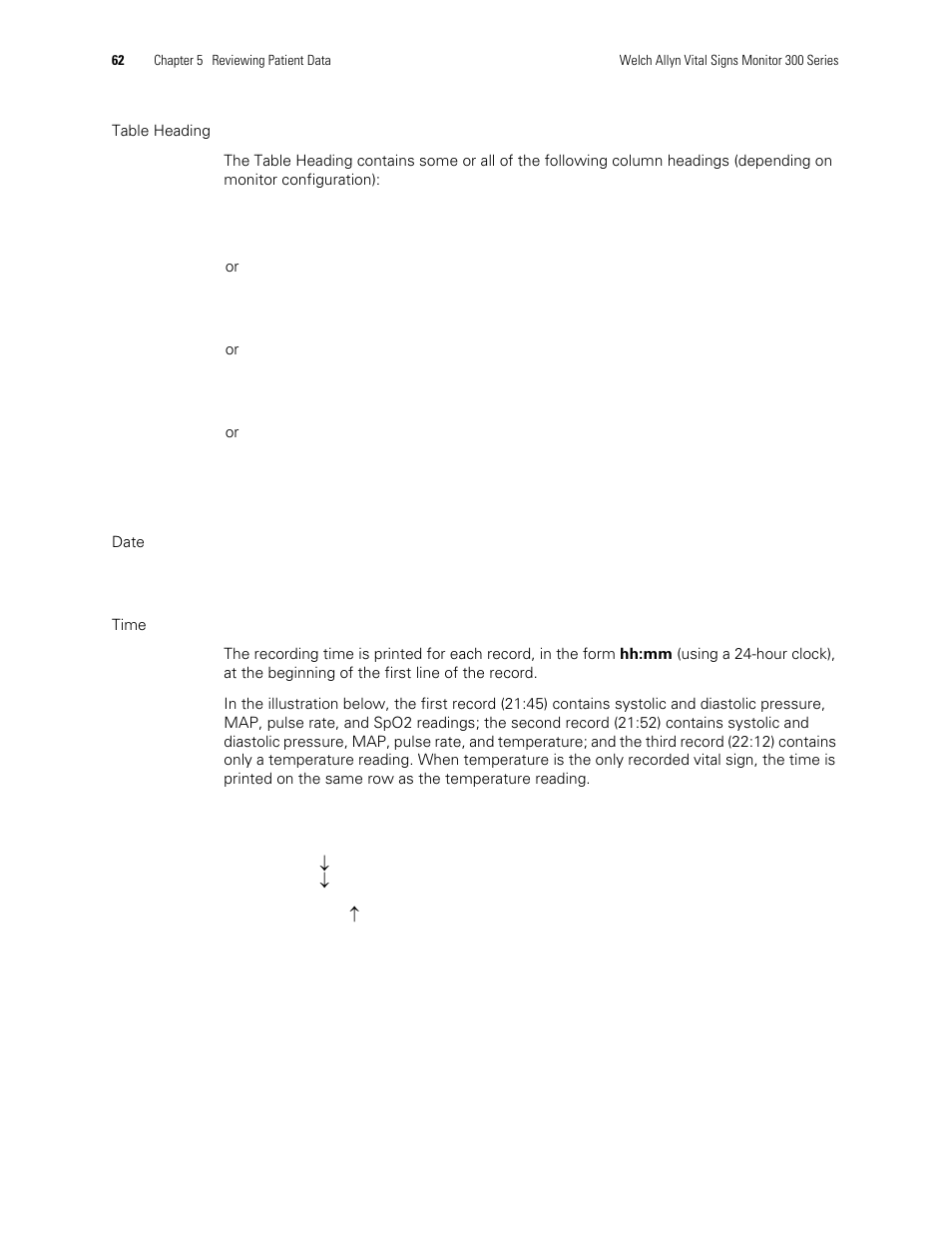 Welch Allyn 300 Series Vital Signs Monitor - User Manual User Manual | Page 66 / 90