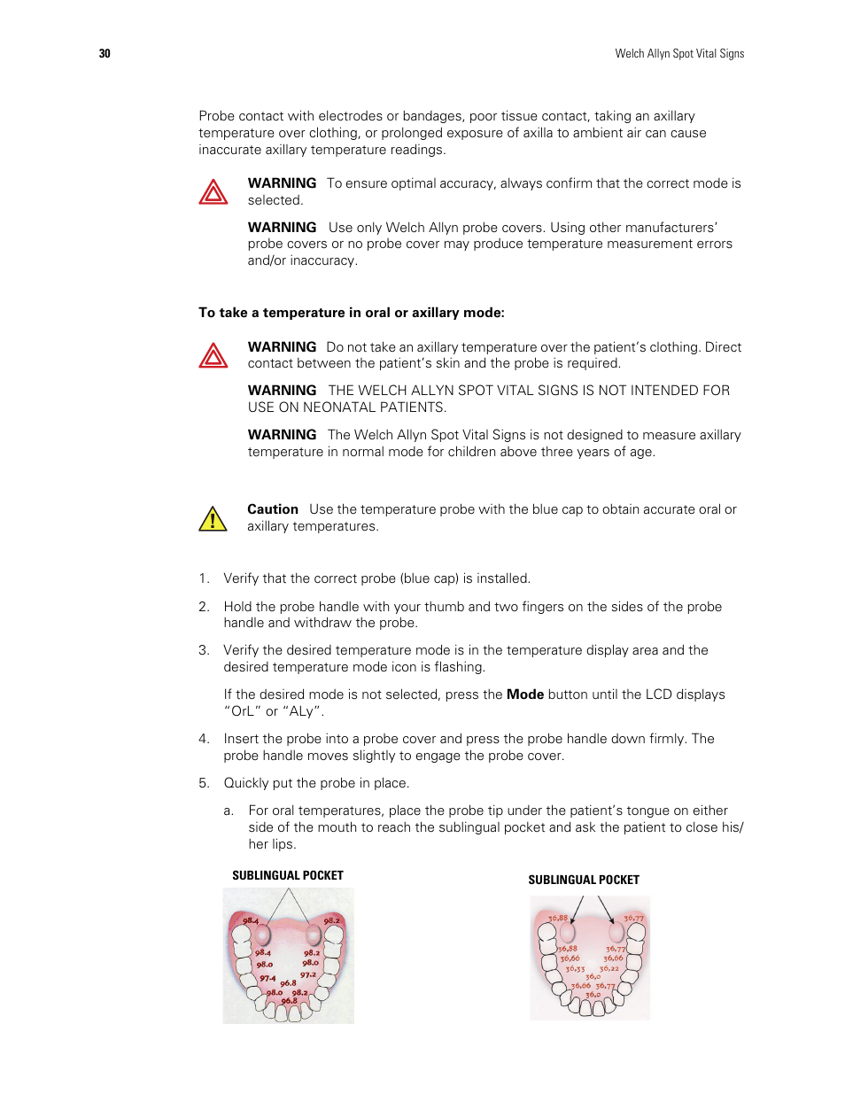Welch Allyn Spot Vital Signs - User Manual User Manual | Page 38 / 74