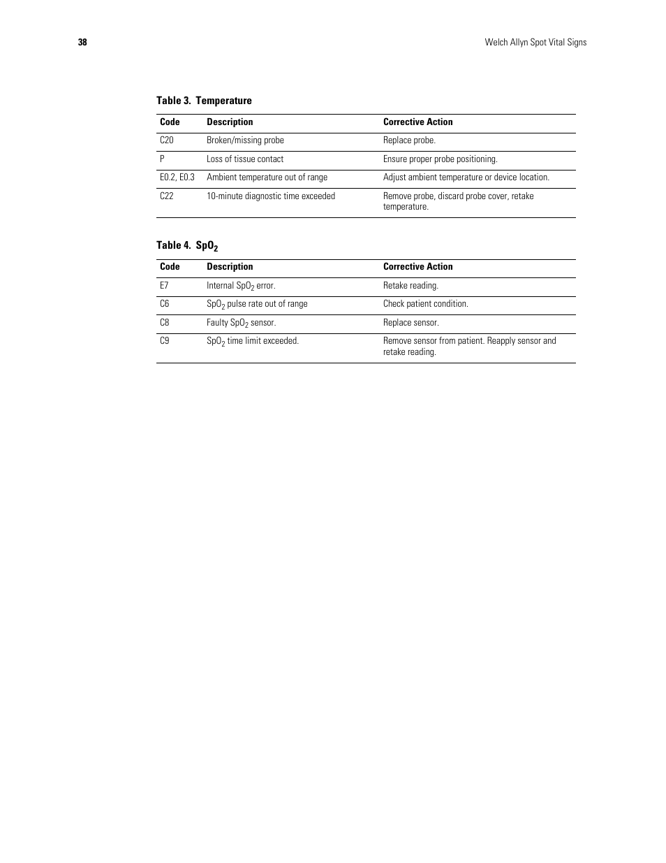 Welch Allyn Spot Vital Signs - User Manual User Manual | Page 46 / 74
