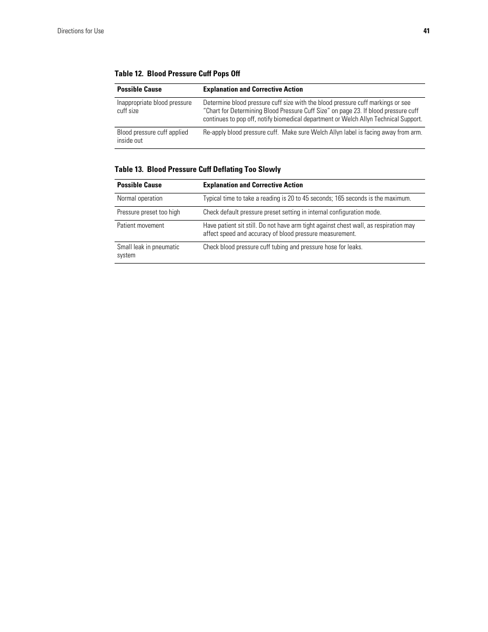 Welch Allyn Spot Vital Signs - User Manual User Manual | Page 49 / 74