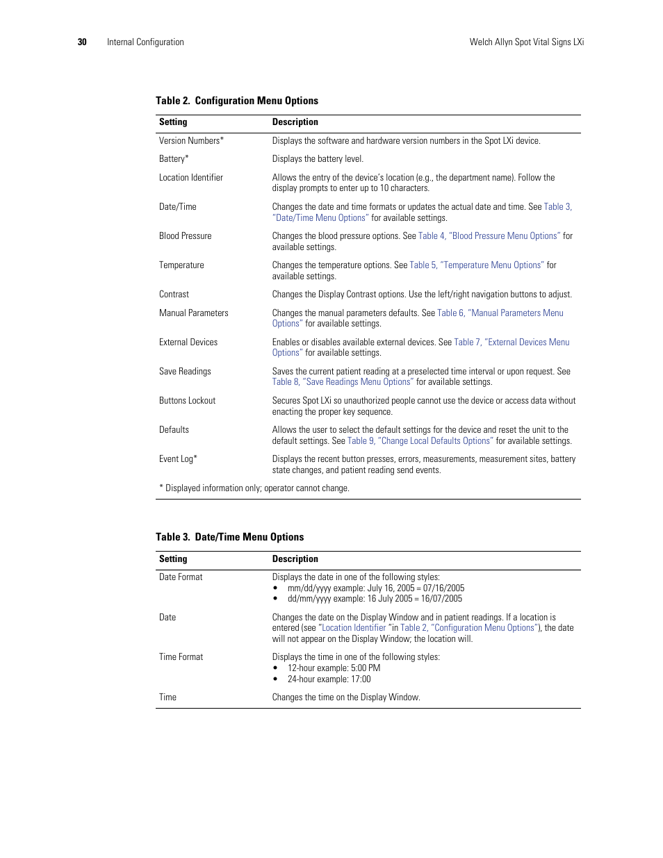 Welch Allyn Spot Vital Signs LXi - User Manual User Manual | Page 40 / 86