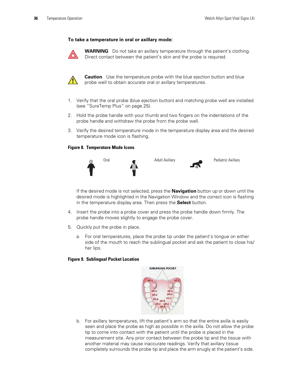Welch Allyn Spot Vital Signs LXi - User Manual User Manual | Page 46 / 86