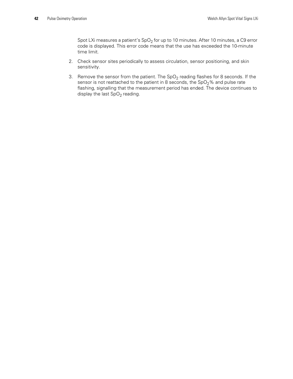 Welch Allyn Spot Vital Signs LXi - User Manual User Manual | Page 52 / 86