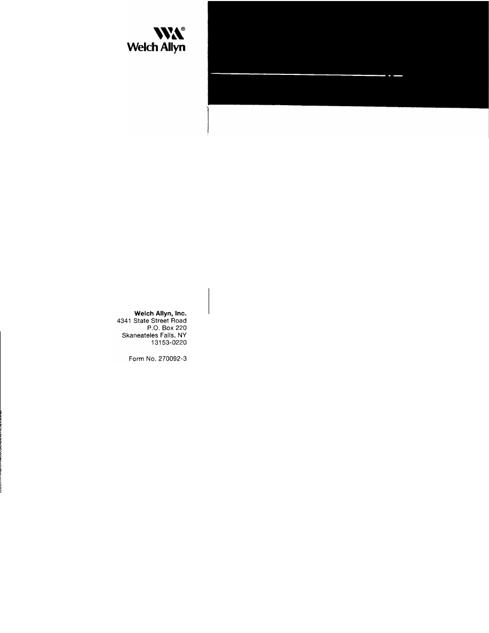 Welch Allyn Illuminators and Transilluminators - User Manual User Manual | Page 12 / 12
