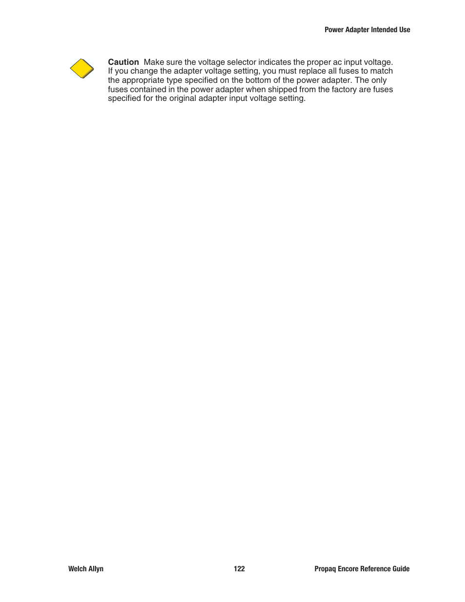Welch Allyn 20хEL Propaq Encore Vital Signs Monitor - Reference Guide User Manual | Page 122 / 178
