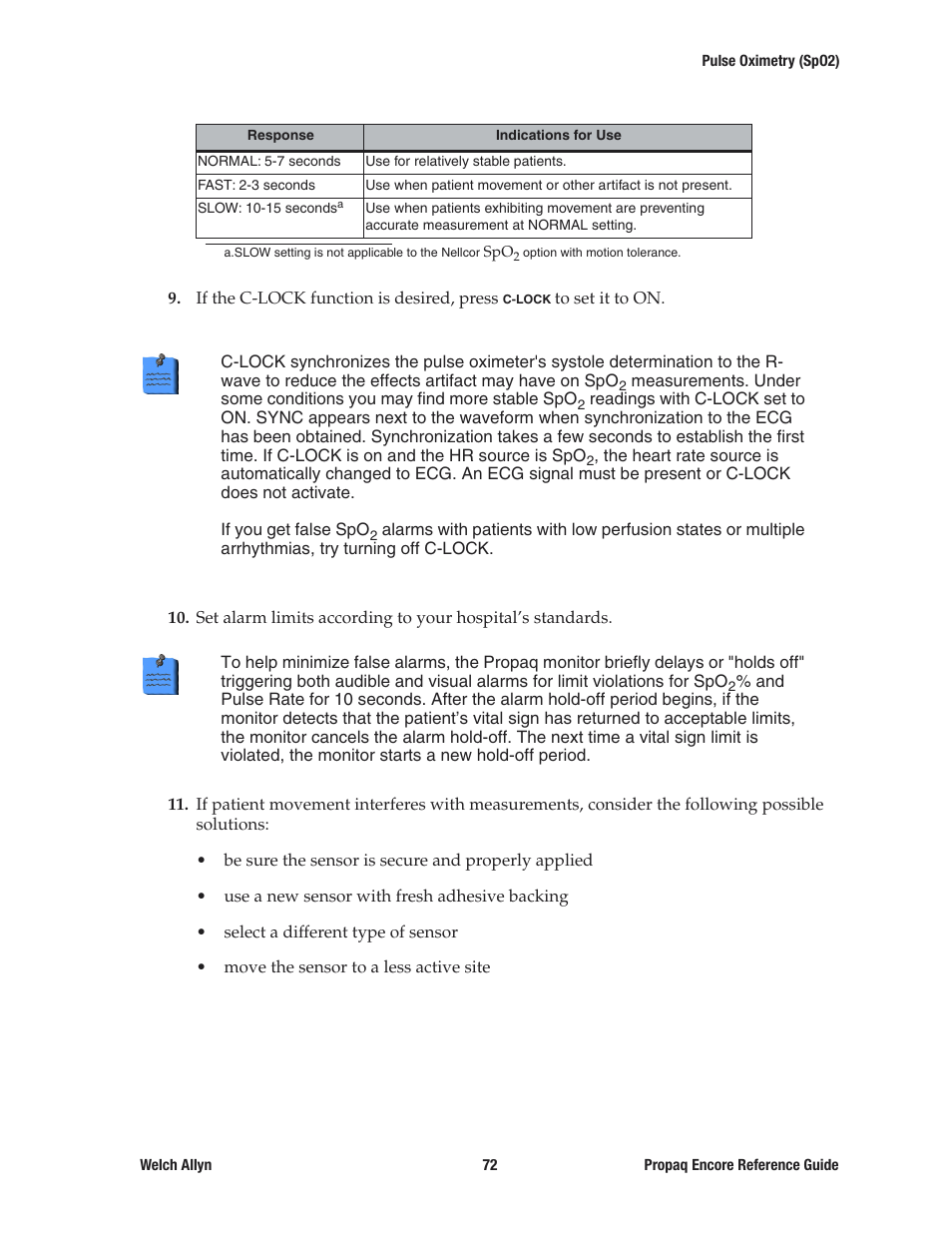Welch Allyn 20хEL Propaq Encore Vital Signs Monitor - Reference Guide User Manual | Page 72 / 178