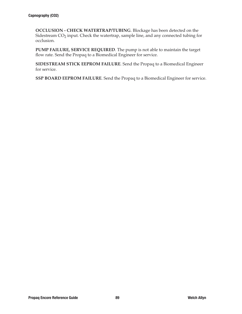 Welch Allyn 20хEL Propaq Encore Vital Signs Monitor - Reference Guide User Manual | Page 89 / 178