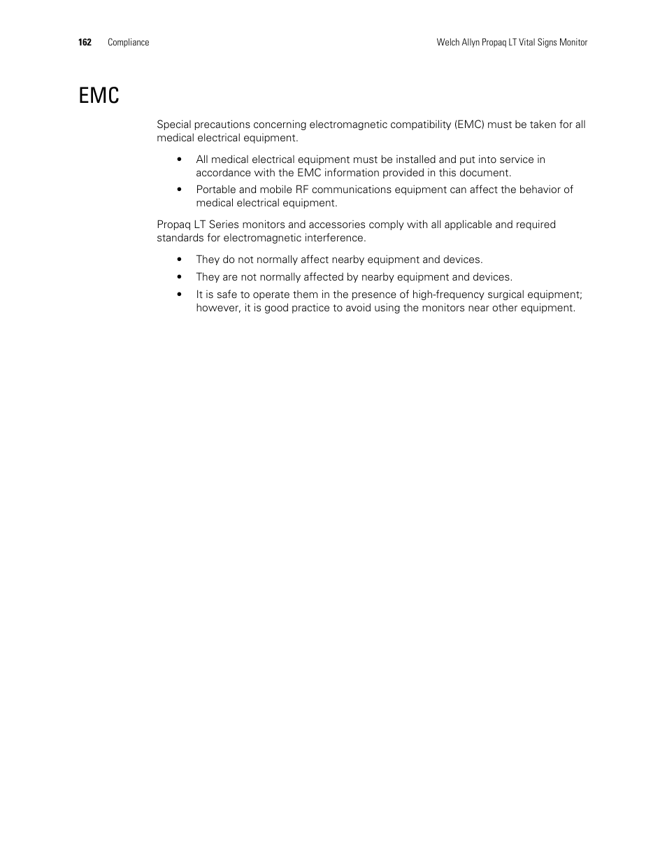 Welch Allyn 901061 Propaq LT Vital Signs Monitor - User Manual User Manual | Page 166 / 196