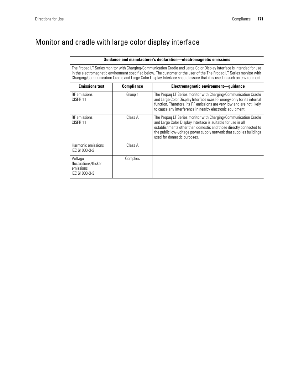 Welch Allyn 901061 Propaq LT Vital Signs Monitor - User Manual User Manual | Page 175 / 196