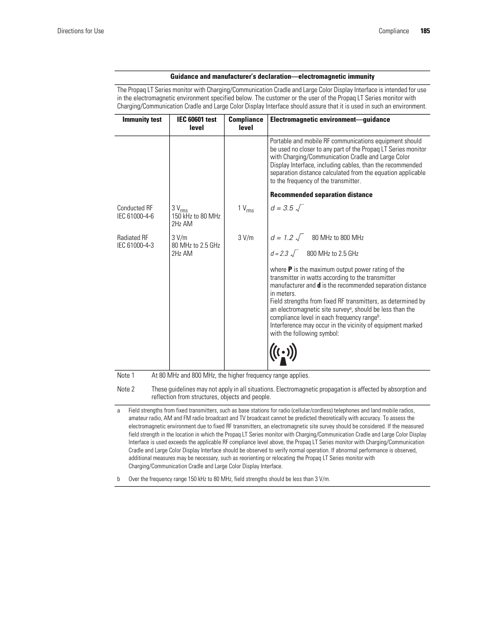 Welch Allyn 901061 Propaq LT Vital Signs Monitor - User Manual User Manual | Page 189 / 196