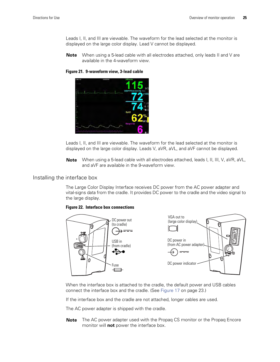 Welch Allyn 901061 Propaq LT Vital Signs Monitor - User Manual User Manual | Page 29 / 196