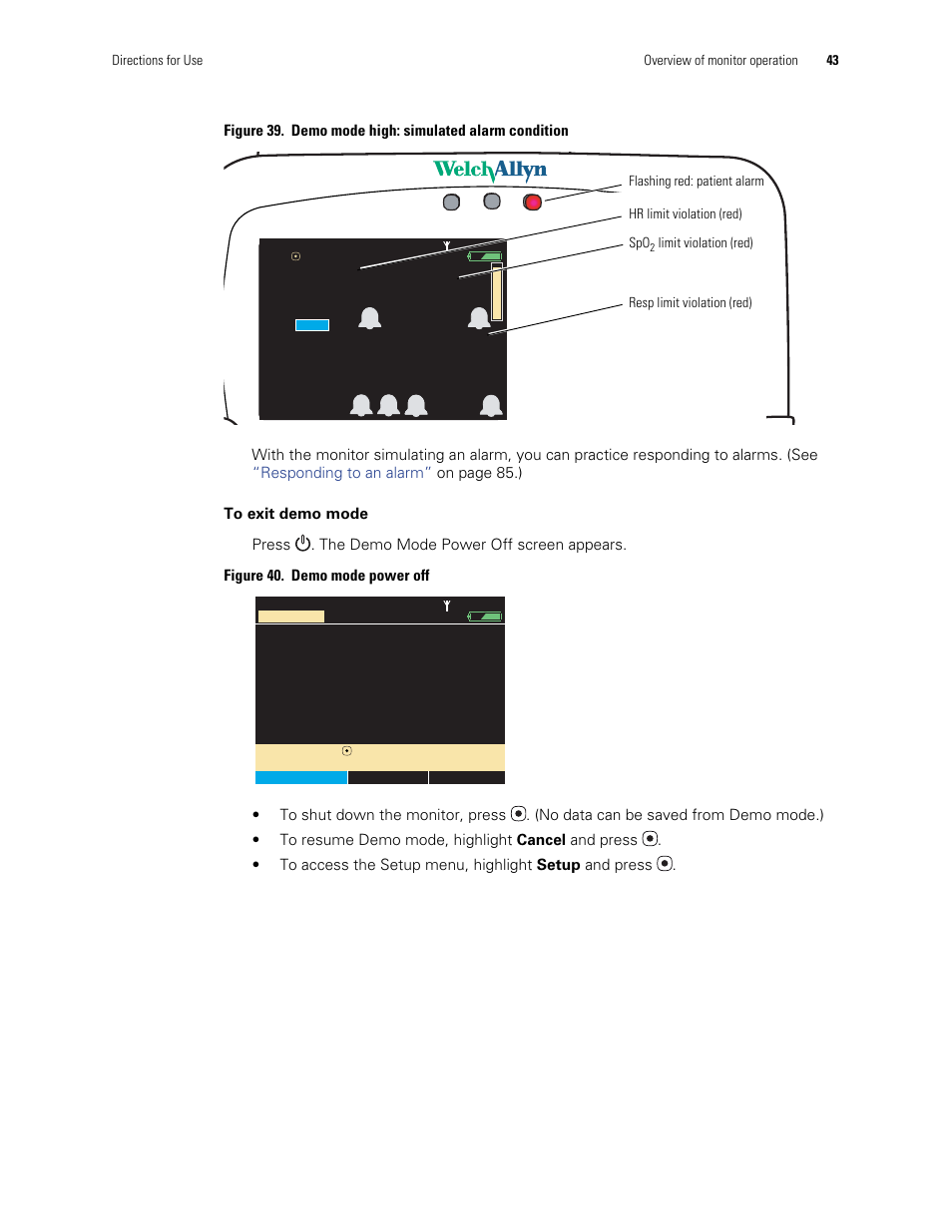 Welch Allyn 901061 Propaq LT Vital Signs Monitor - User Manual User Manual | Page 47 / 196