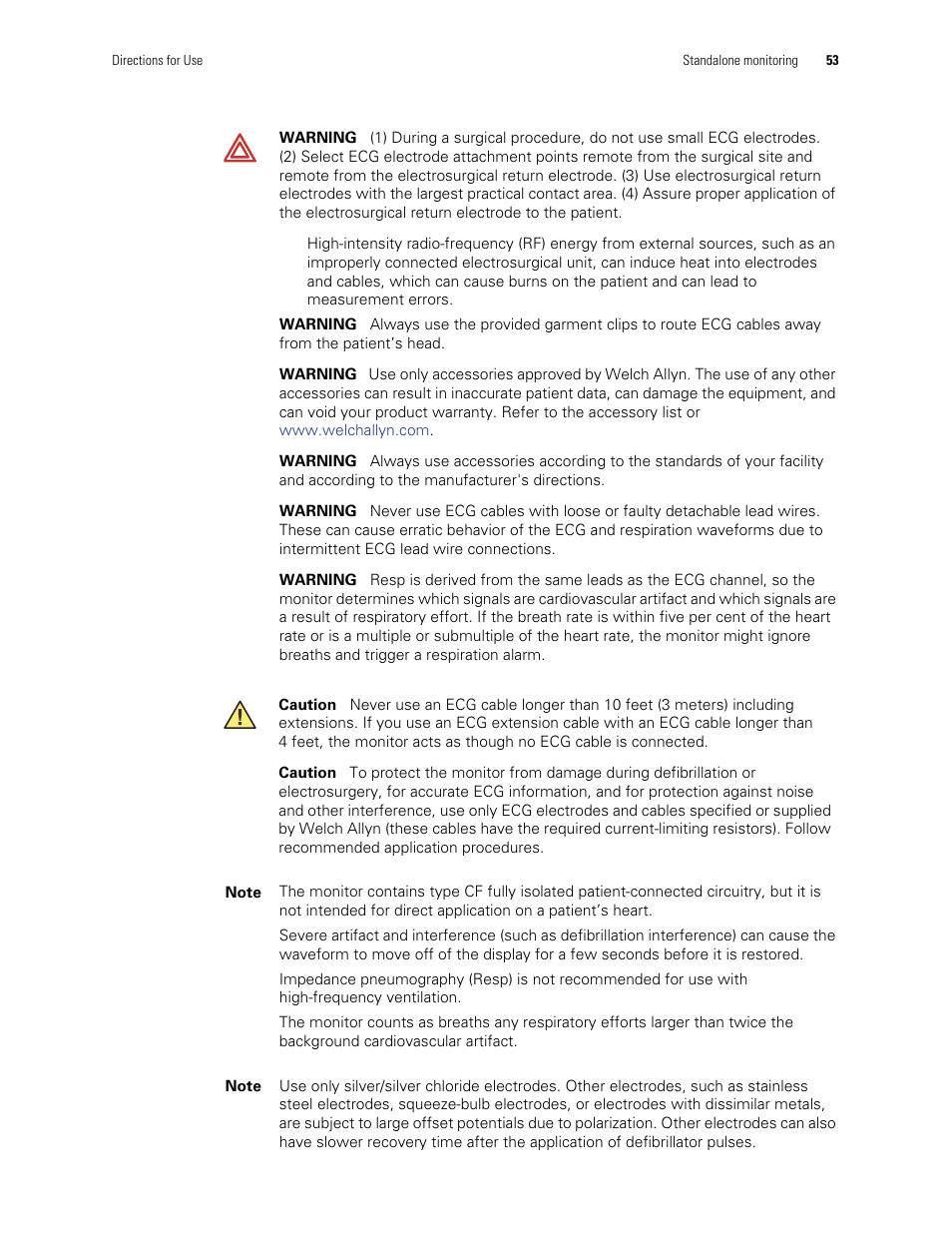 Welch Allyn 901061 Propaq LT Vital Signs Monitor - User Manual User Manual | Page 57 / 196