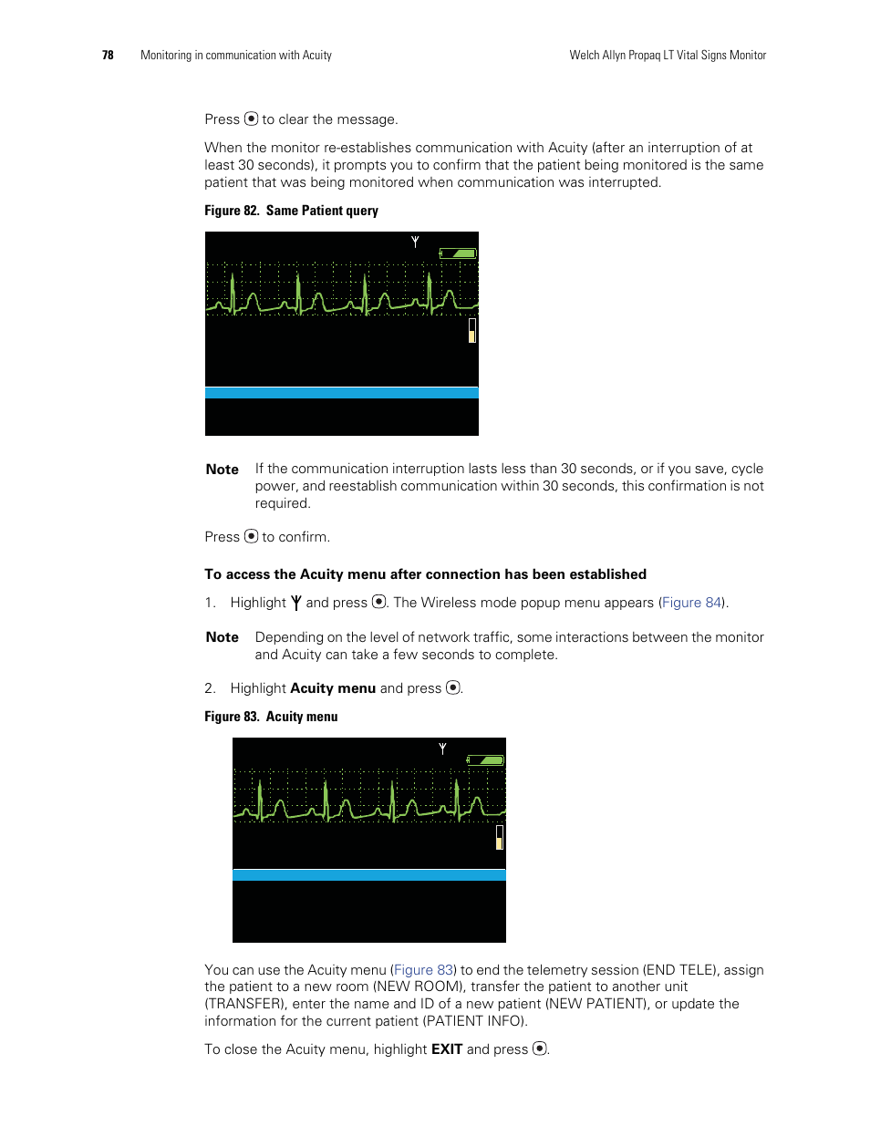 Welch Allyn 901061 Propaq LT Vital Signs Monitor - User Manual User Manual | Page 82 / 196
