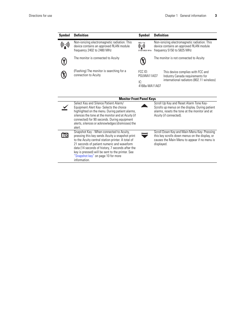 Welch Allyn 408 Micropaq Monitor - User Manual User Manual | Page 7 / 82