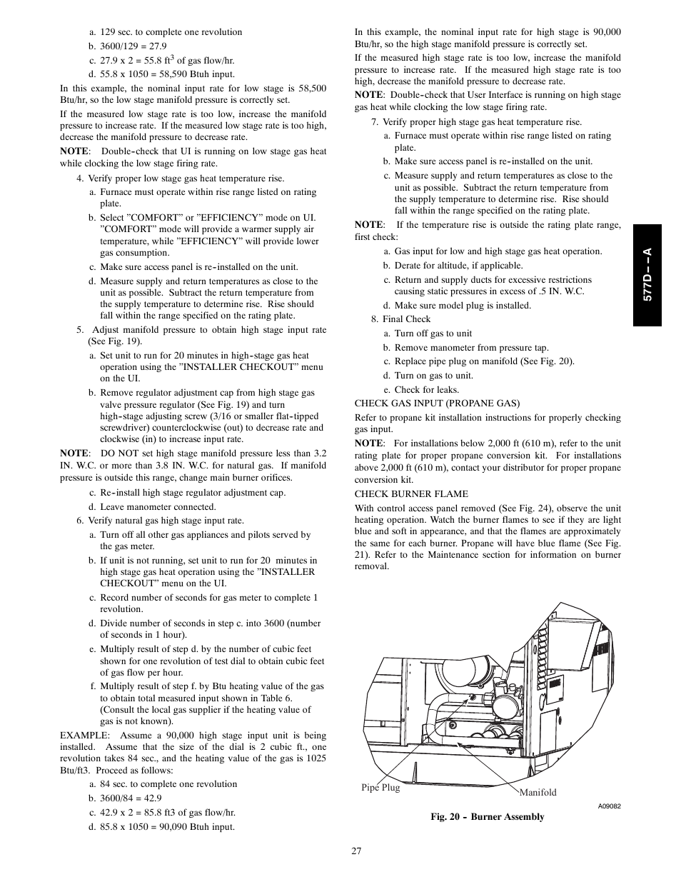 Bryant EVOLUTION 577D----A User Manual | Page 27 / 40