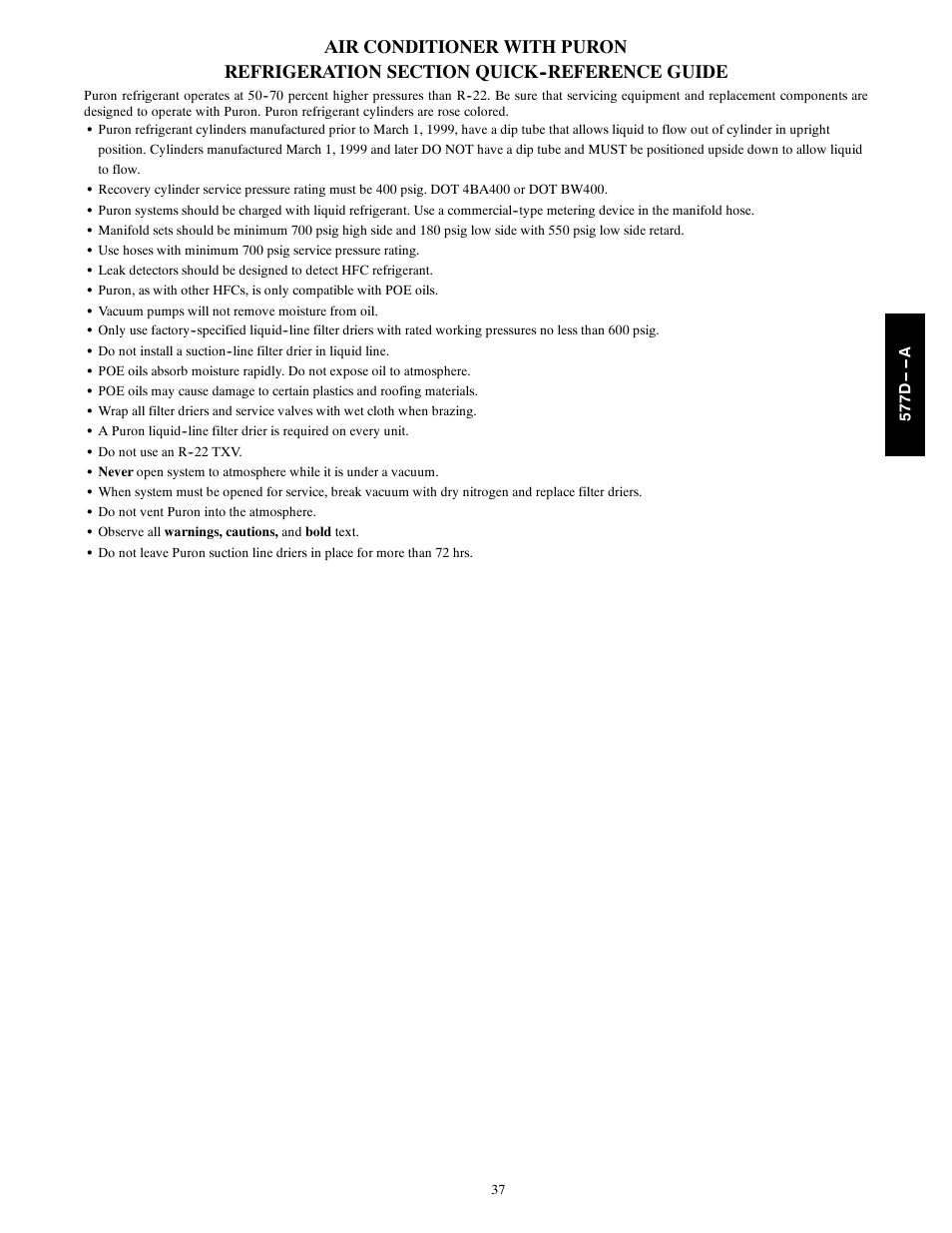 Bryant EVOLUTION 577D----A User Manual | Page 37 / 40