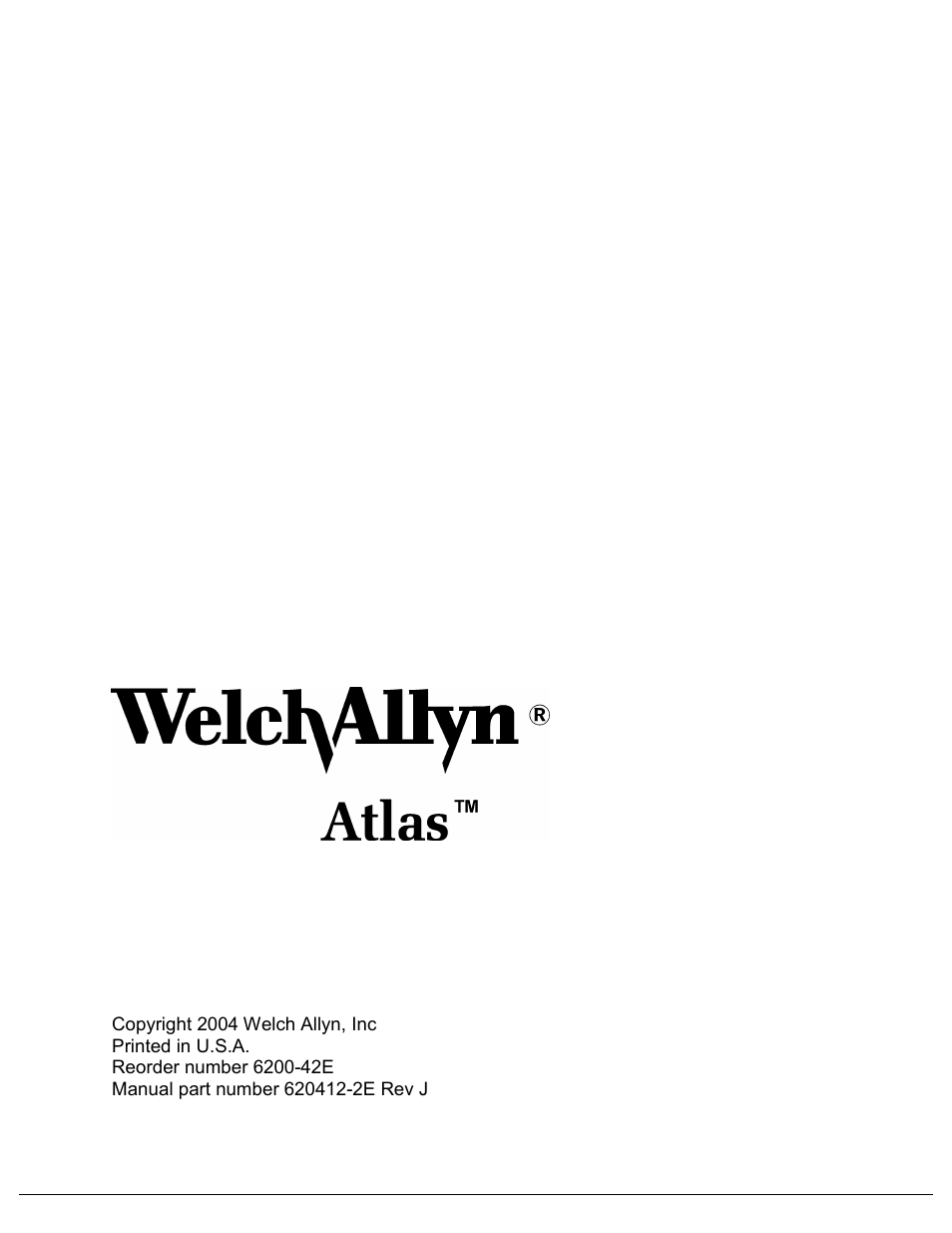 Welch Allyn Atlas Monitor - User Manual User Manual | Page 108 / 108