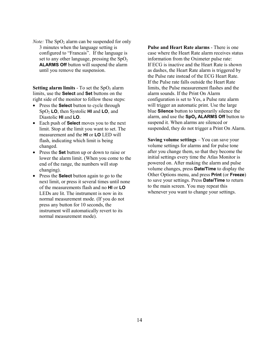 Welch Allyn Atlas Monitor - User Manual User Manual | Page 26 / 108