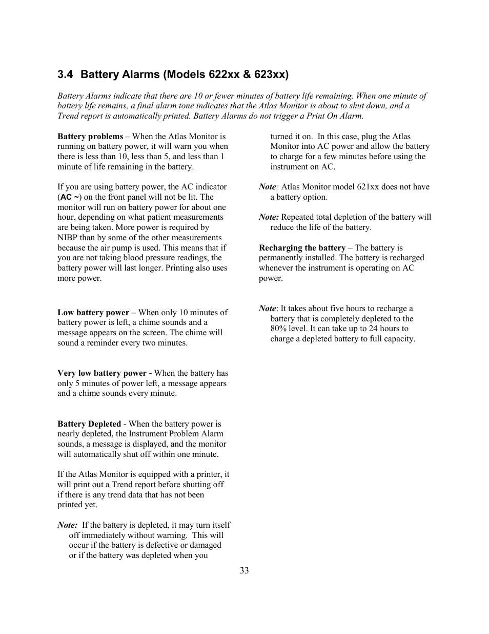 Welch Allyn Atlas Monitor - User Manual User Manual | Page 45 / 108