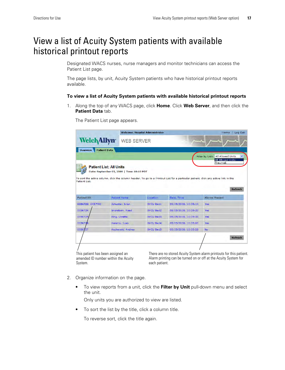 Welch Allyn Connectivity Server - User Manual User Manual | Page 21 / 96