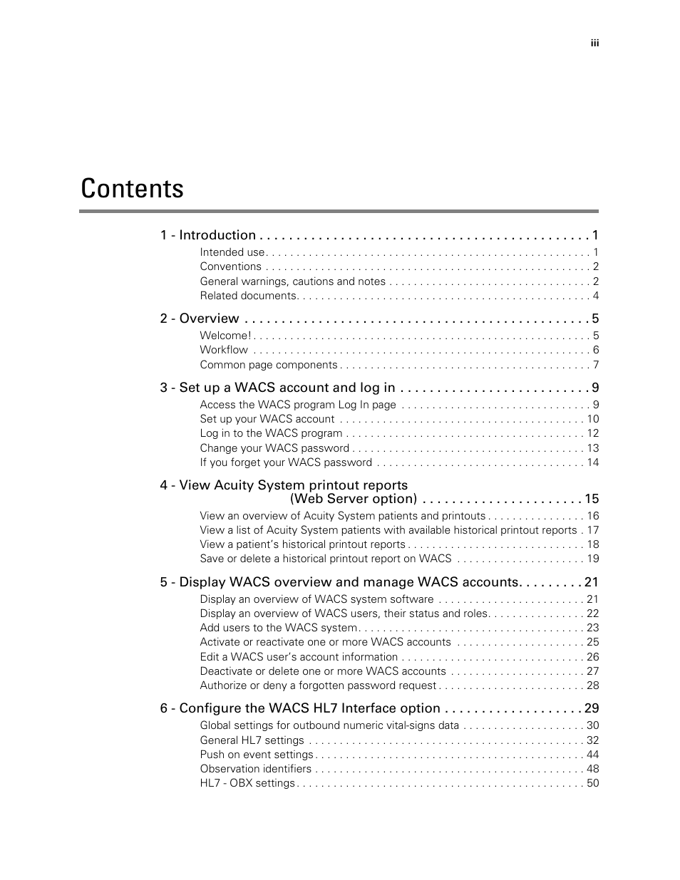 Welch Allyn Connectivity Server - User Manual User Manual | Page 3 / 96