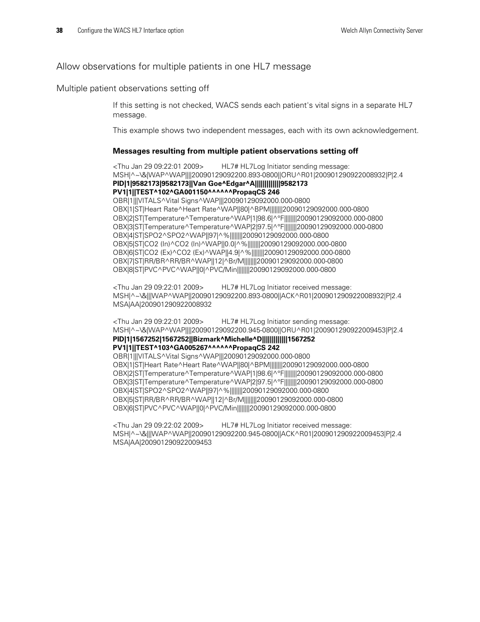 Welch Allyn Connectivity Server - User Manual User Manual | Page 42 / 96