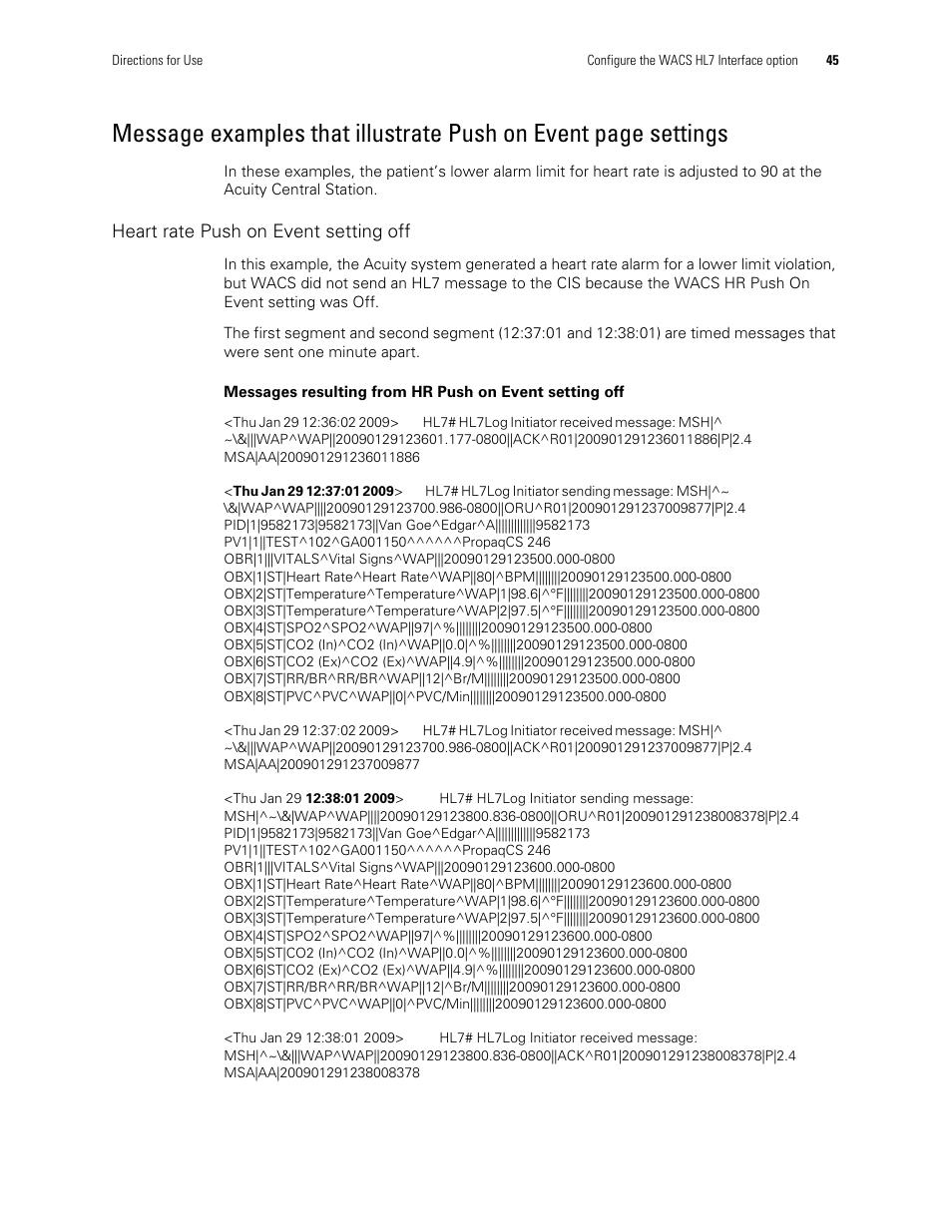 Welch Allyn Connectivity Server - User Manual User Manual | Page 49 / 96
