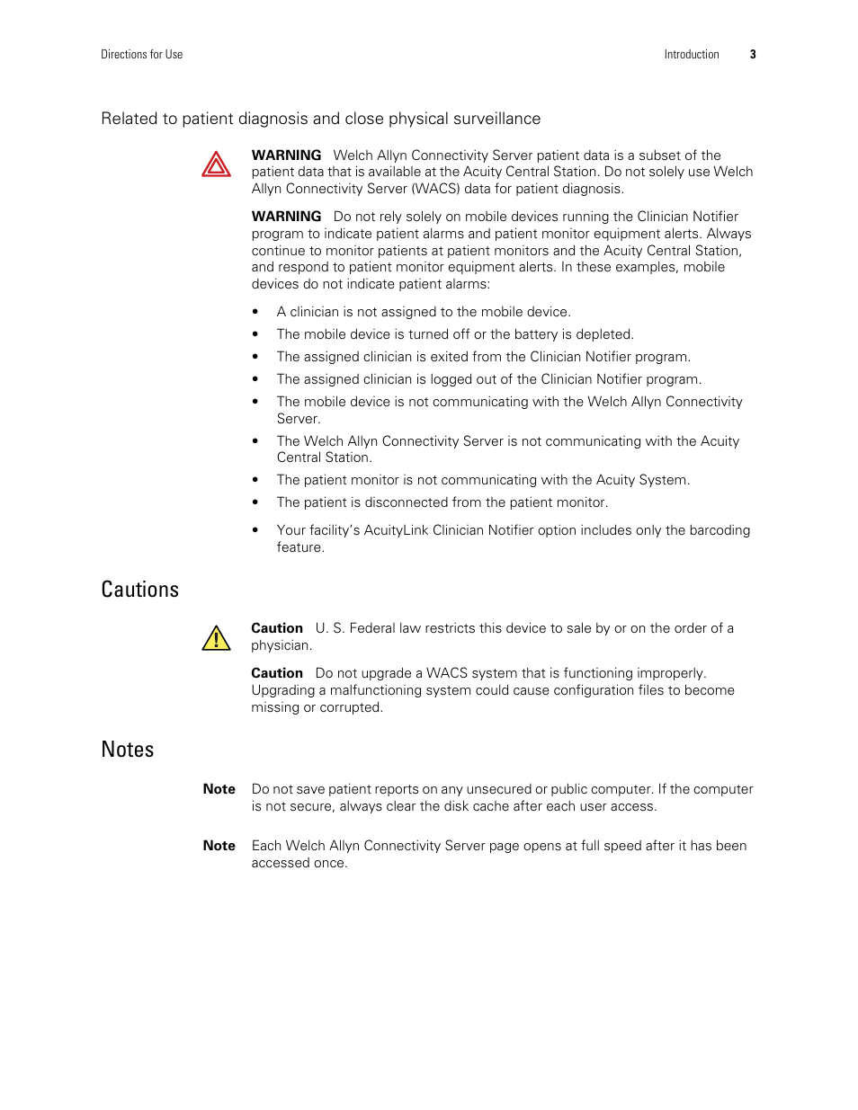 Welch Allyn Connectivity Server - User Manual User Manual | Page 7 / 96