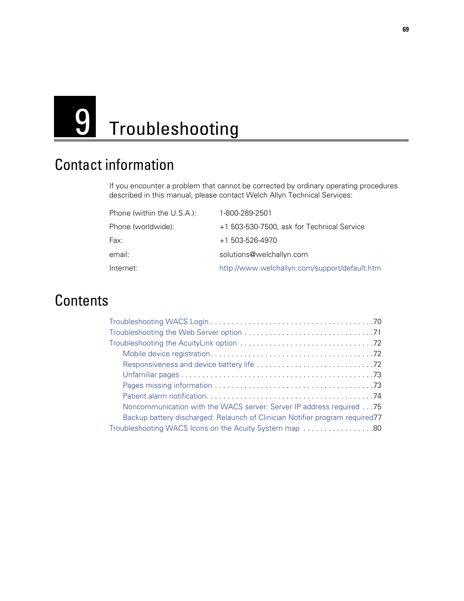 Welch Allyn Connectivity Server - User Manual User Manual | Page 73 / 96