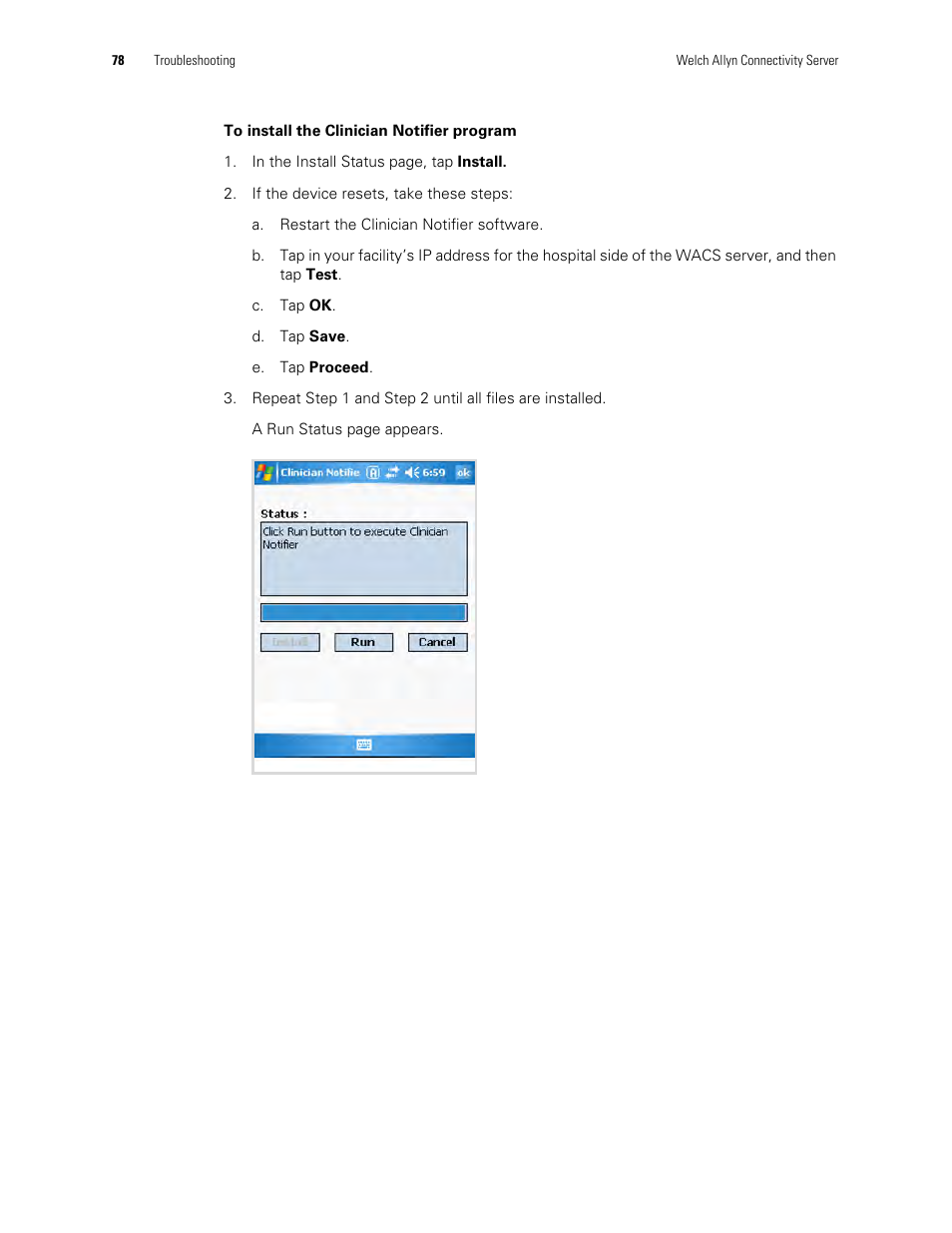 Welch Allyn Connectivity Server - User Manual User Manual | Page 82 / 96