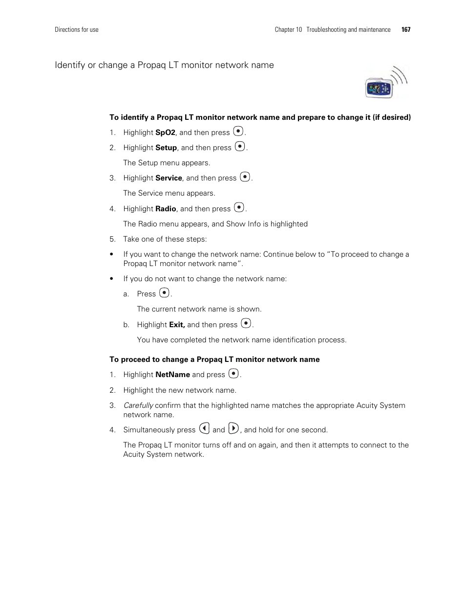 Welch Allyn Acuity and Mobile Acuity LT Central Monitoring Systems - User Manual User Manual | Page 171 / 214