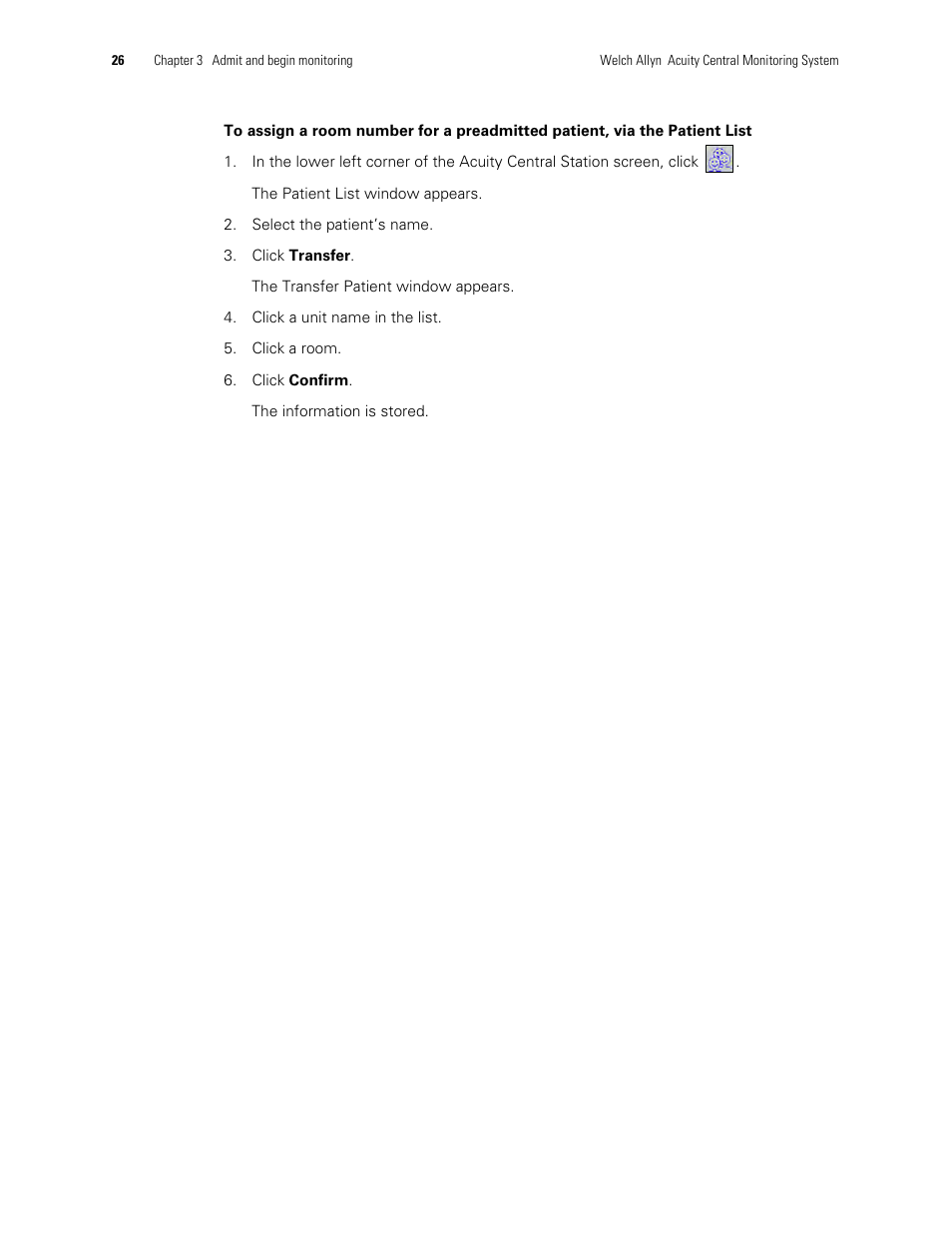 Welch Allyn Acuity and Mobile Acuity LT Central Monitoring Systems - User Manual User Manual | Page 30 / 214