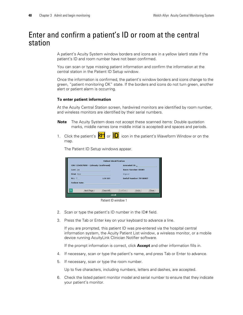 Welch Allyn Acuity and Mobile Acuity LT Central Monitoring Systems - User Manual User Manual | Page 44 / 214