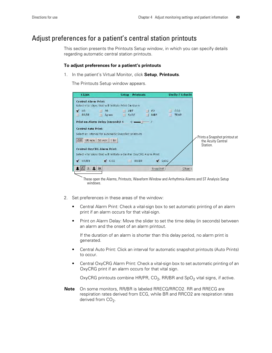 Welch Allyn Acuity and Mobile Acuity LT Central Monitoring Systems - User Manual User Manual | Page 53 / 214