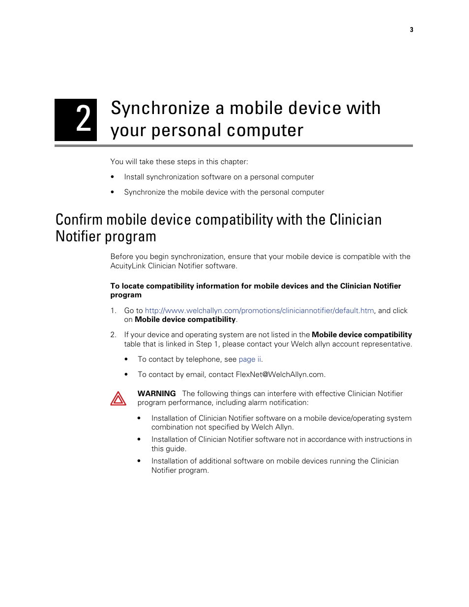 Welch Allyn AcuityLink Clinician Notifier - Software installation User Manual | Page 7 / 18