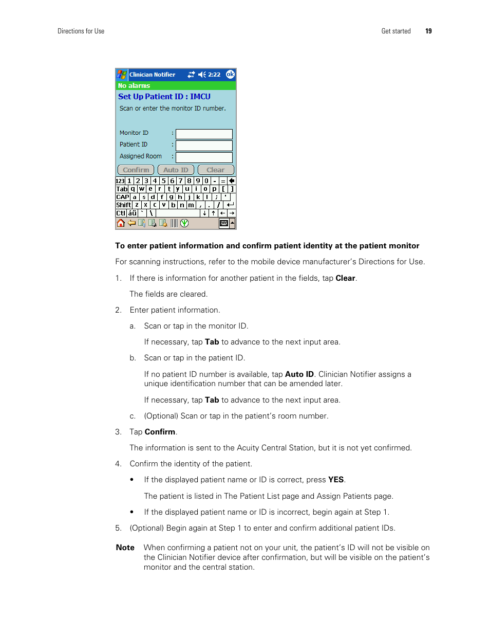 Welch Allyn AcuityLink Clinician Notifier - User Manual User Manual | Page 23 / 64