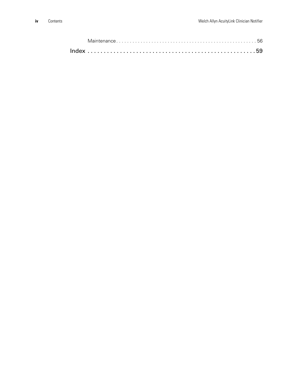 Welch Allyn AcuityLink Clinician Notifier - User Manual User Manual | Page 4 / 64
