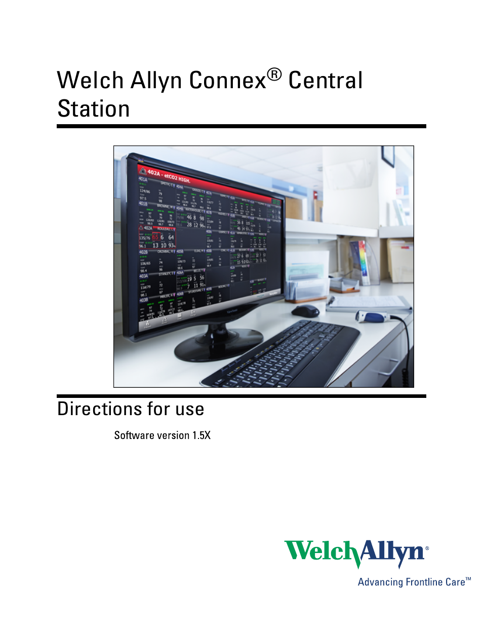Welch Allyn Connex Central Station - User Manual User Manual | 98 pages