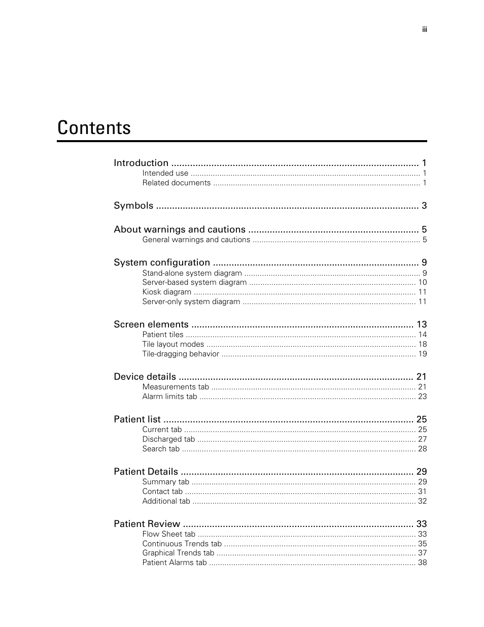 Welch Allyn Connex Central Station - User Manual User Manual | Page 3 / 98