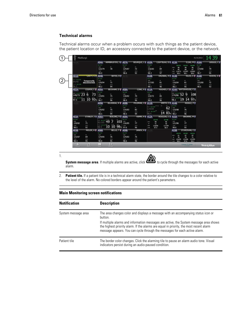 Welch Allyn Connex Central Station - User Manual User Manual | Page 67 / 98
