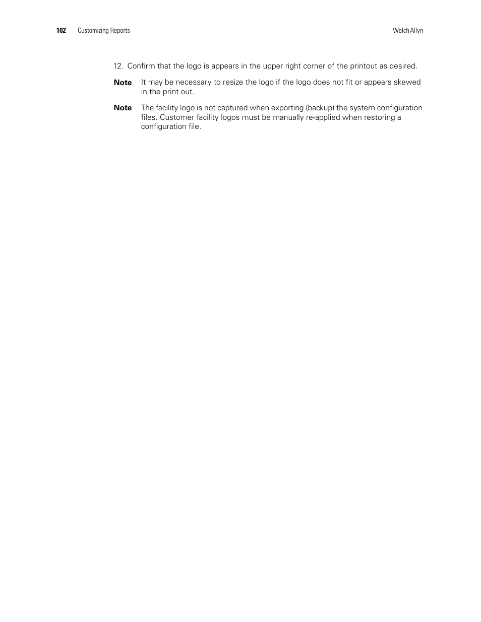 Welch Allyn Connex CS Central Station & Server - User Manual User Manual | Page 108 / 170