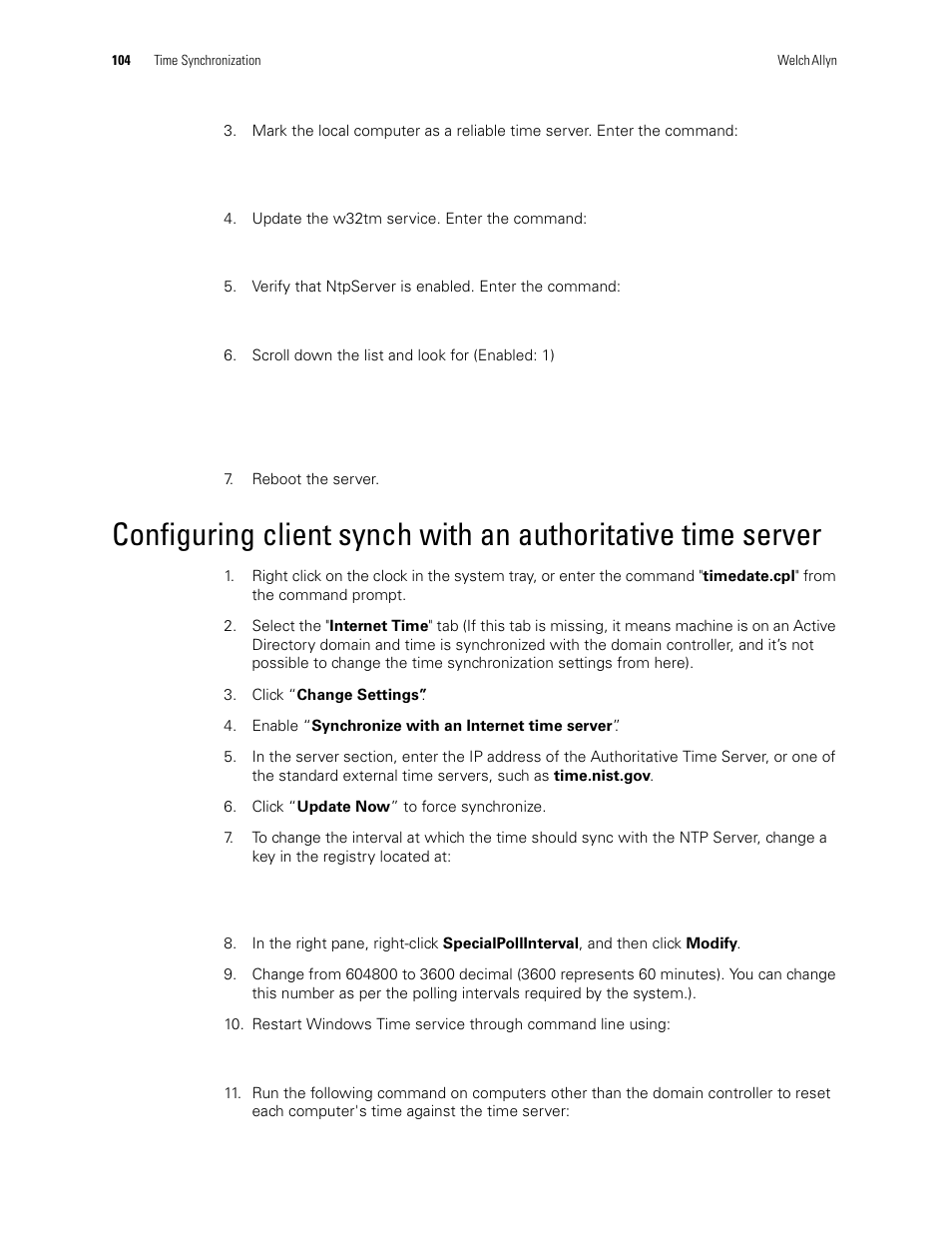 Welch Allyn Connex CS Central Station & Server - User Manual User Manual | Page 110 / 170