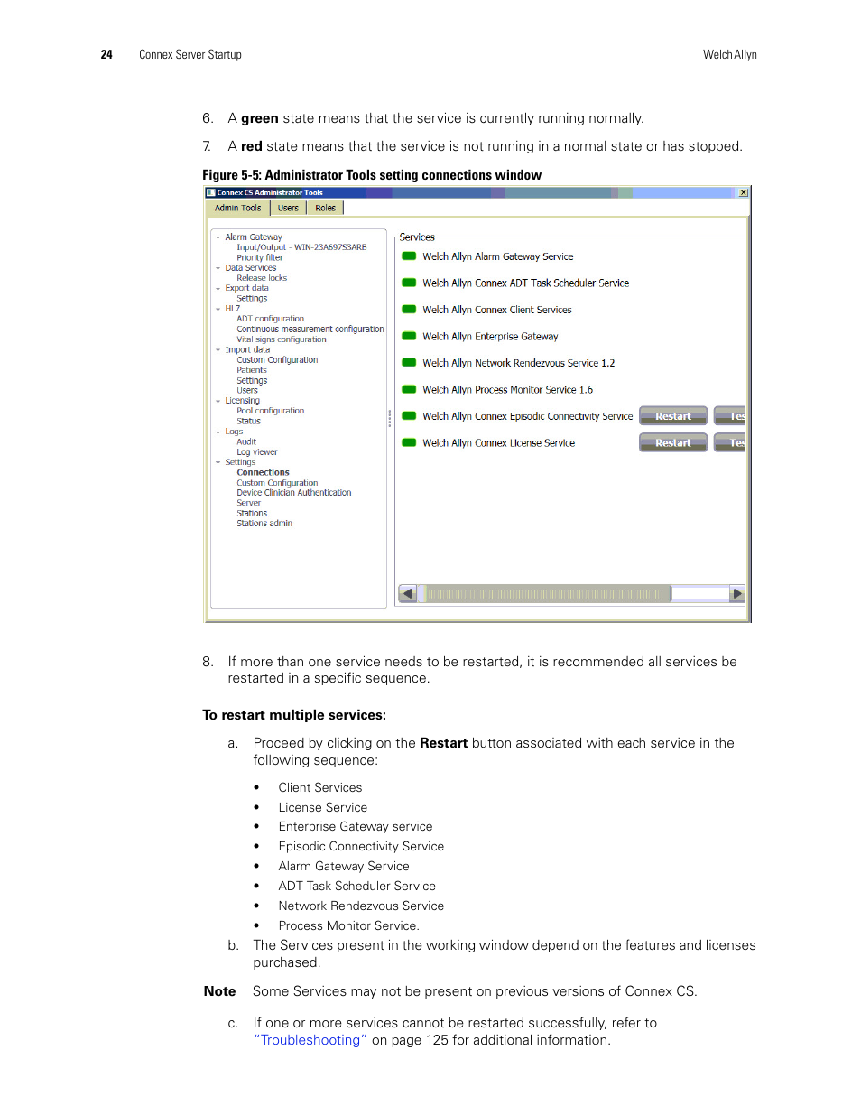 Welch Allyn Connex CS Central Station & Server - User Manual User Manual | Page 30 / 170